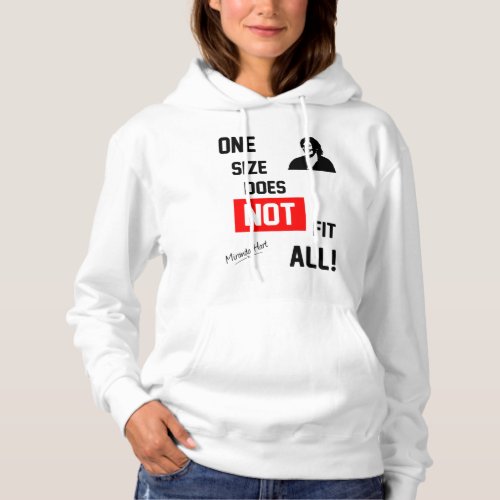 One Size Does NOT Fit All _ Miranda Hart Unoffici Hoodie
