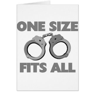 One size fits all cards