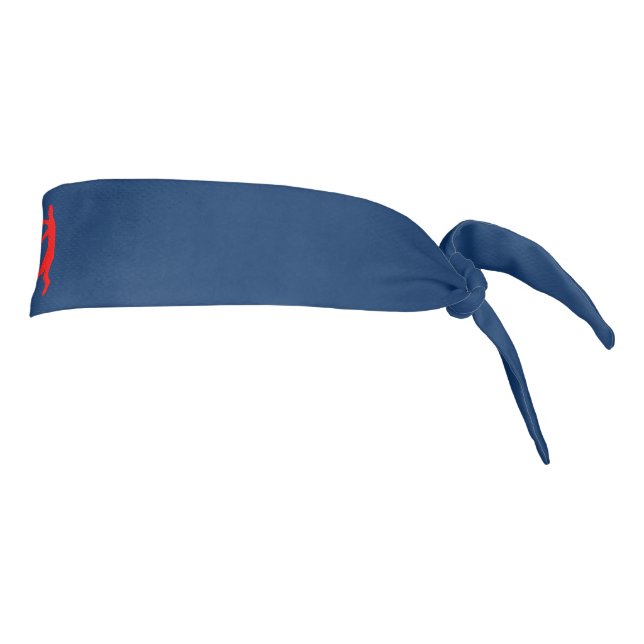One size fits all men's tennis sweat headband tie (Rotate 90)