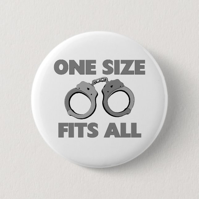 One size fits all pinback button (Front)