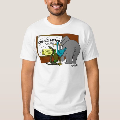 One size fits all T-Shirt | Zazzle