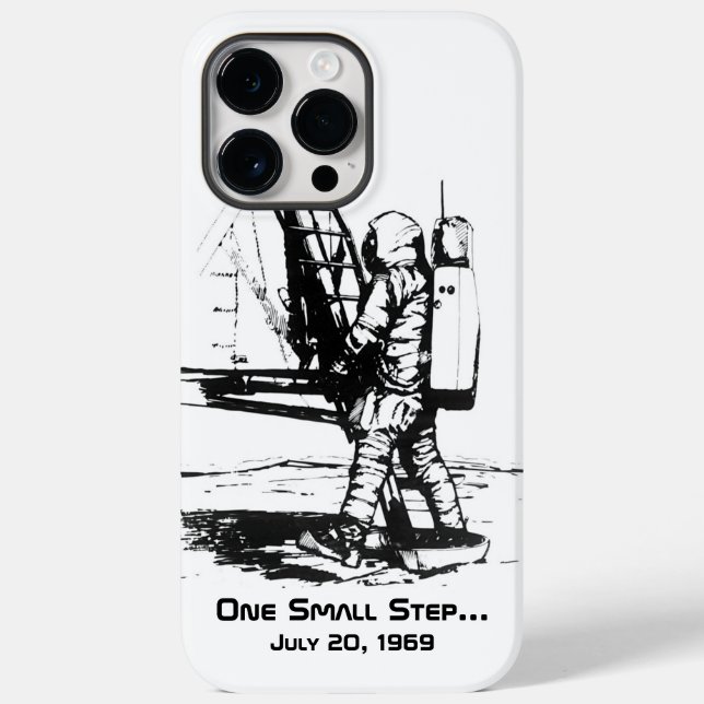 One Small Step Apollo 11 Moon Landing Case-Mate iPhone Case (Back)