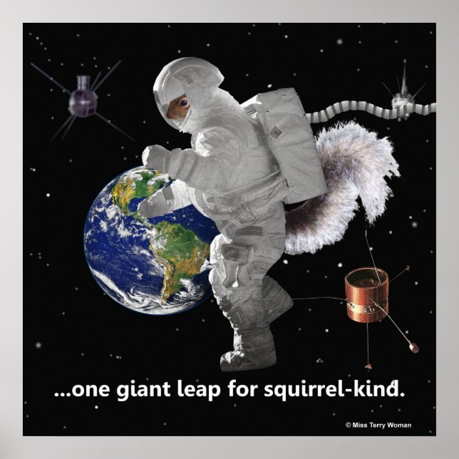 One Small Step for Squirrel Kind Poster (Front)