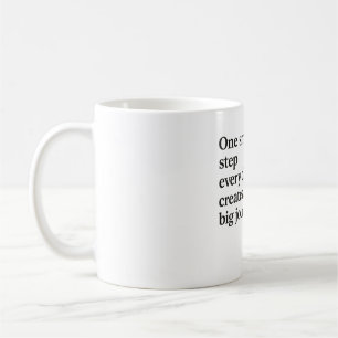 One Small Step - Motivational Coffee Mug