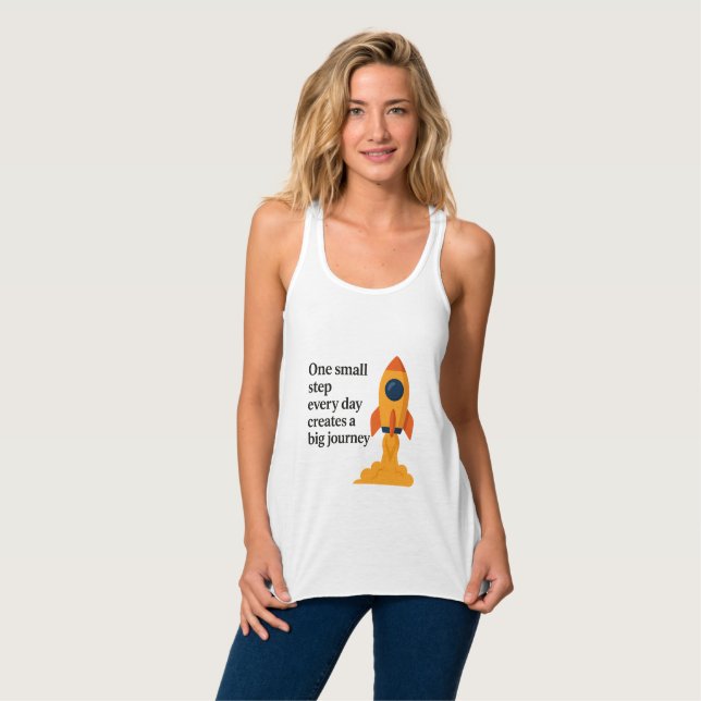 One Small Step - Motivational   Tank Top (Front Full)