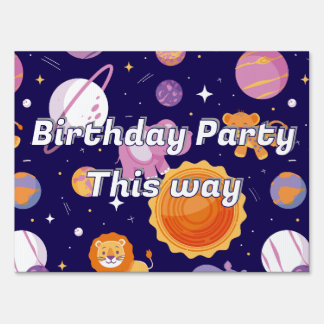 One small step outer space  sign