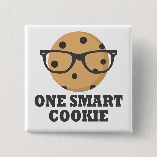 One Smart Cookie Button (Front)
