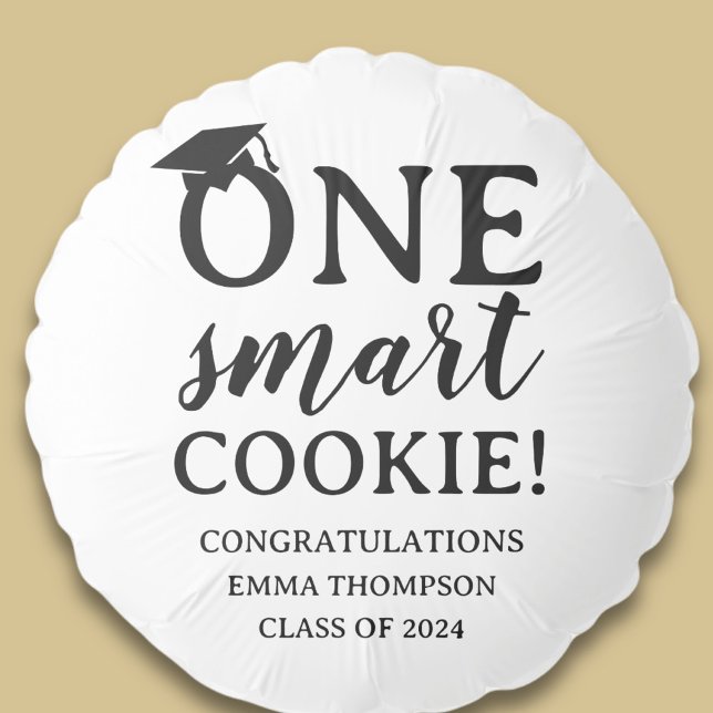One Smart Cookie Class Of 2024 Graduation Balloon (Creator Uploaded)
