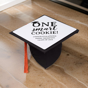 One Smart Cookie Class Of 2024 Graduation Cap Topper