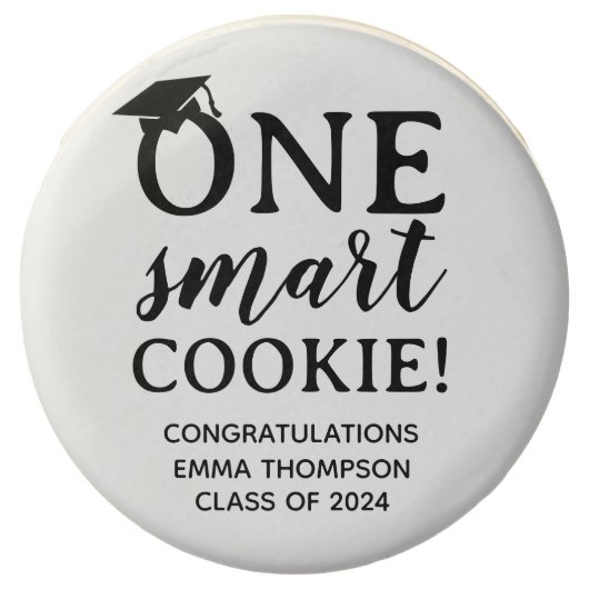 One Smart Cookie Class Of 2024 Graduation Favors (Front)