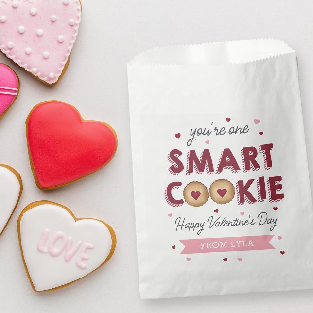 One Smart Cookie Classroom Valentine's Day Favor Bag (Creator Uploaded)