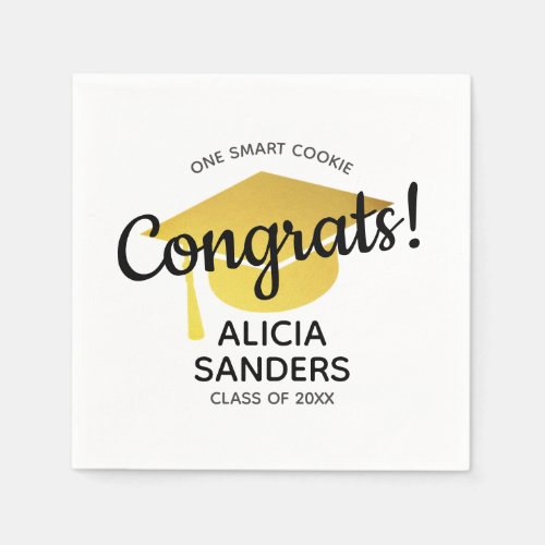 One Smart Cookie Congrats to the Graduate Class of Napkins