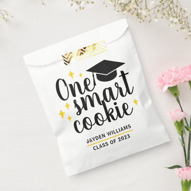 One Smart Cookie Custom Graduation Favor Bag (Sealed)
