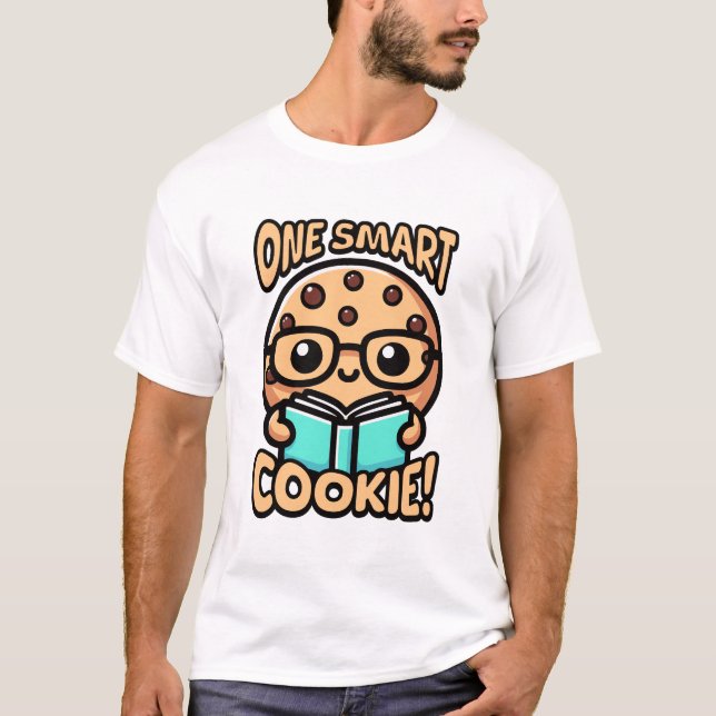 One Smart Cookie! Cute Cookie Pun T-Shirt (Front)
