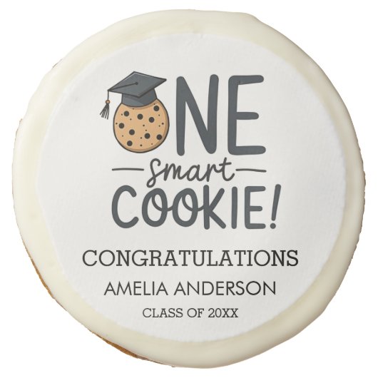 One Smart Cookie Graduation Class of Cookies (Front)