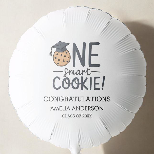 One Smart Cookie Graduation Class of Cookies Balloon (Creator Uploaded)