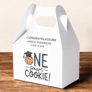 One Smart Cookie Graduation Class of Favor Boxes