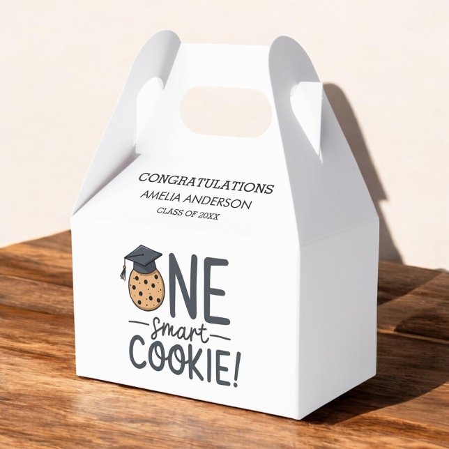 One Smart Cookie Graduation Class of Favor Boxes (Creator Uploaded)