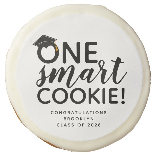 One Smart Cookie Graduation Favor (Front)