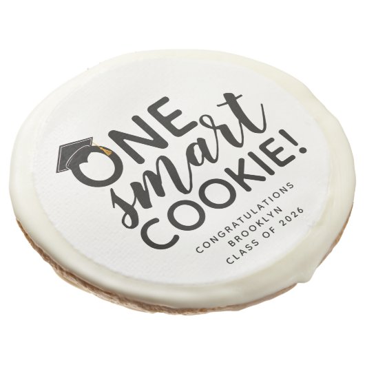 One Smart Cookie Graduation Favor (Angled)