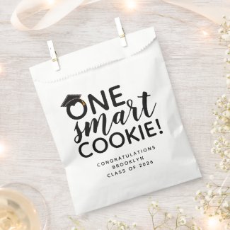 One Smart Cookie Graduation  Favor Bag