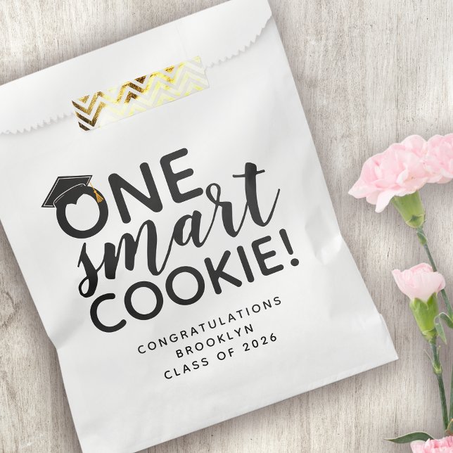 One Smart Cookie Graduation  Favor Bag (Creator Uploaded)