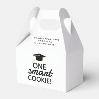 One Smart Cookie Graduation Favor Boxes
