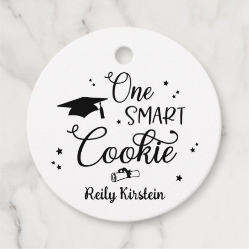 One Smart Cookie Graduation Favor Tag