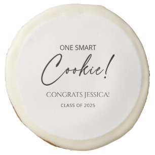 One smart Cookie Graduation party favors cookies