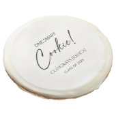 One smart Cookie Graduation party favors cookies (Angled)