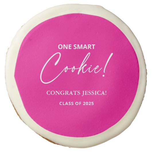 One smart Cookie Graduation party favors cookies (Front)
