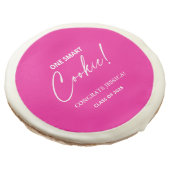 One smart Cookie Graduation party favors cookies (Angled)