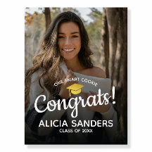 One Smart Cookie Graduation Party Welcome Sign
