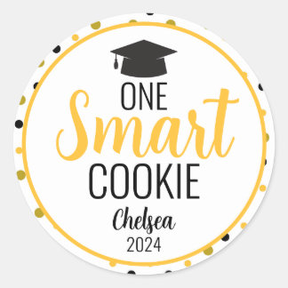 One Smart Cookie Graduation Stickers