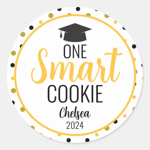 One Smart Cookie Graduation Stickers