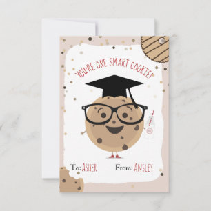 One Smart Cookie & Milk Kids Classroom Valentine