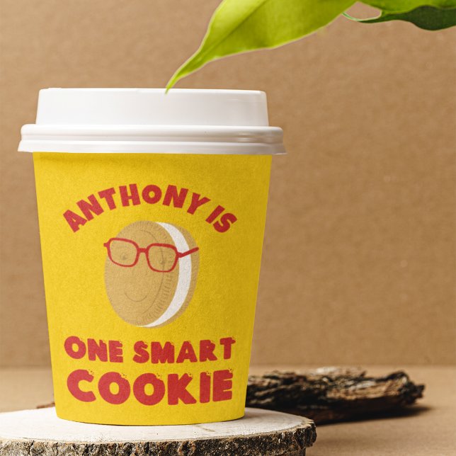 One Smart Cookie Personalized Graduation Party Paper Cups (Creator Uploaded)