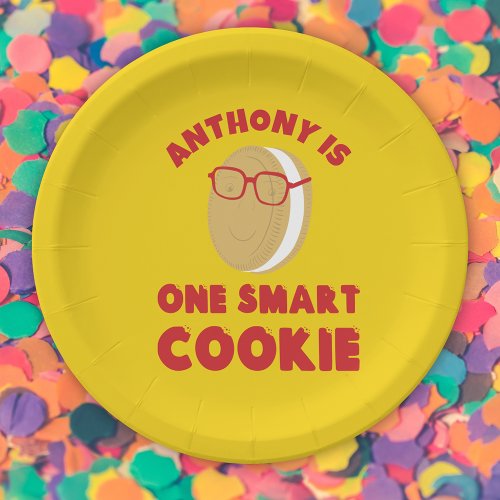 One Smart Cookie Personalized Graduation Party Paper Plates