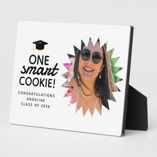 One Smart Cookie Photo Graduation Plaque