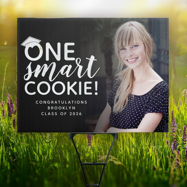 One Smart Cookie Photo Graduation Sign (Creator Uploaded)