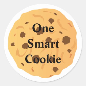 One Smart Cookie Stickers by adams_apple at Zazzle