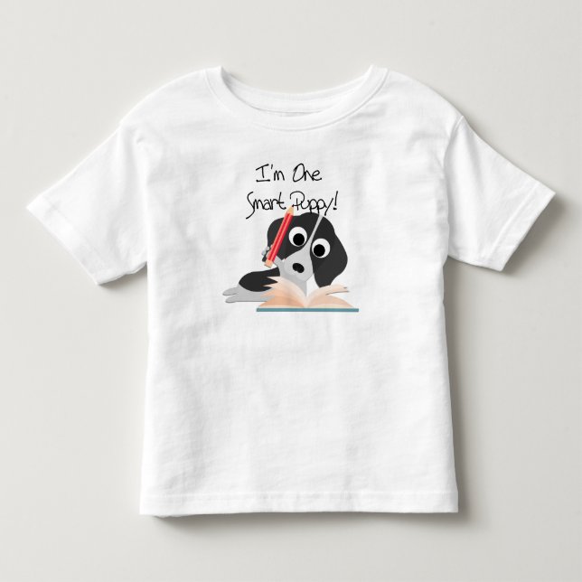 One Smart Puppy Toddler T-shirt (Front)