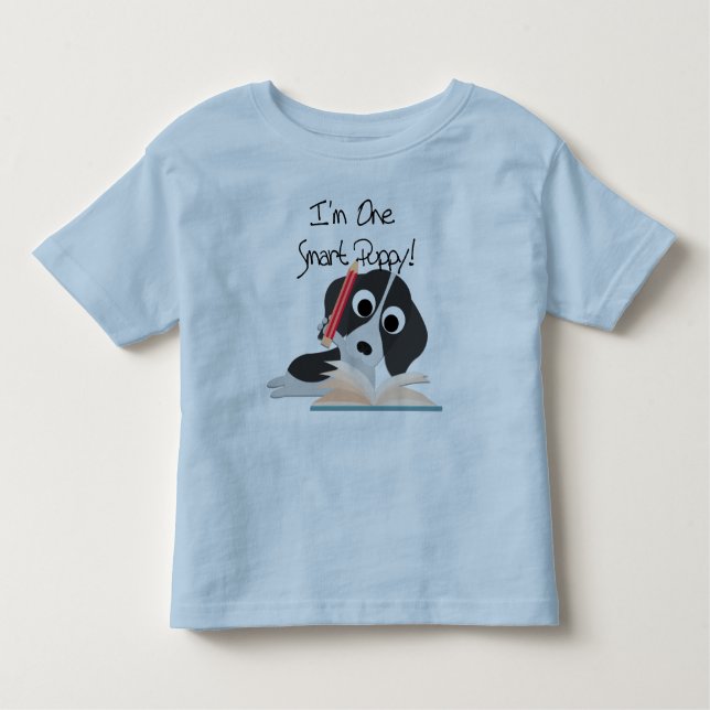 One Smart Puppy Toddler T-shirt (Front)