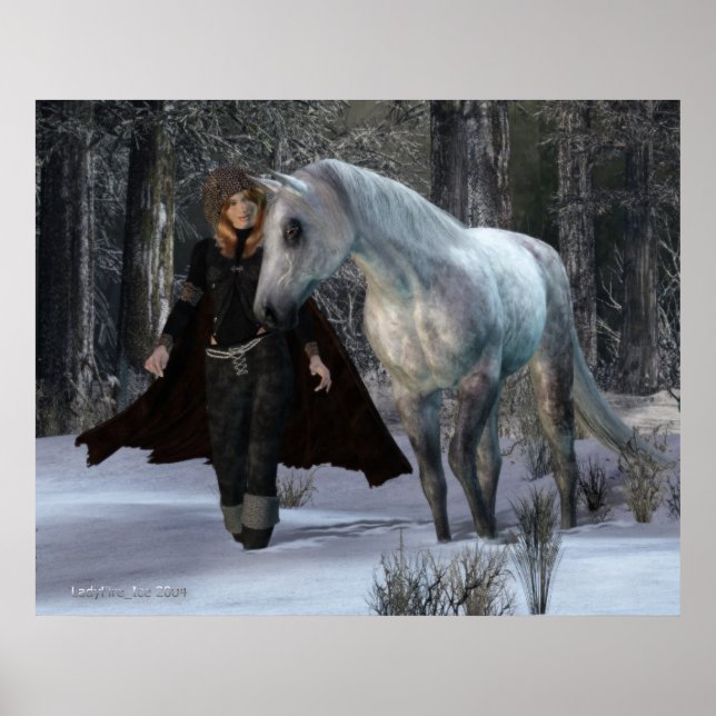 One Snowy Evening Poster (Front)