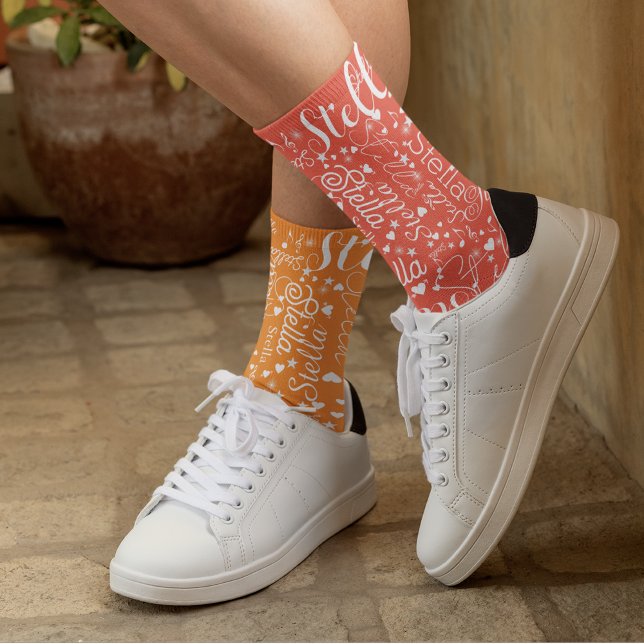 One sock in each color Hearts Stars and Music (Creator Uploaded)