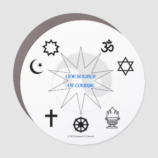One Source Of Course  Car Magnet