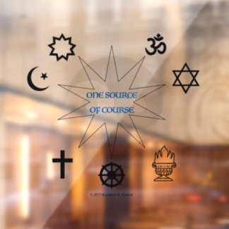 One Source Of Course Window Cling