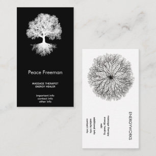 One Source Tree of Life Design Business Card