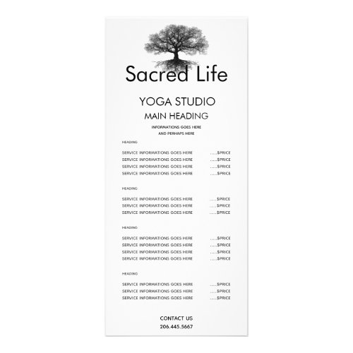 One Source | Tree of Life Design Rack Card