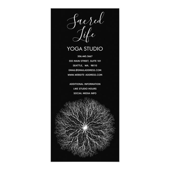 One Source | Tree of Life Design Rack Card (Back)